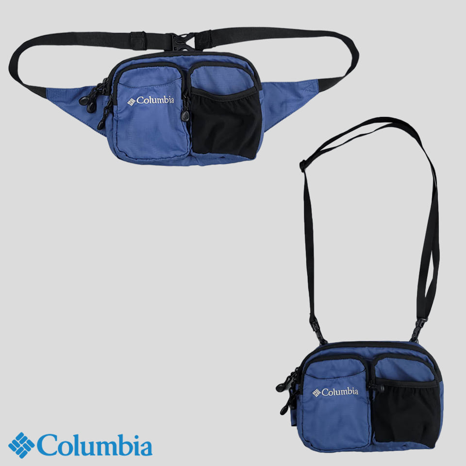 컬럼비아 콜롬비아 스모크블루 립스탑 크로스백 가방